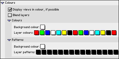 View Window Colours Preferences